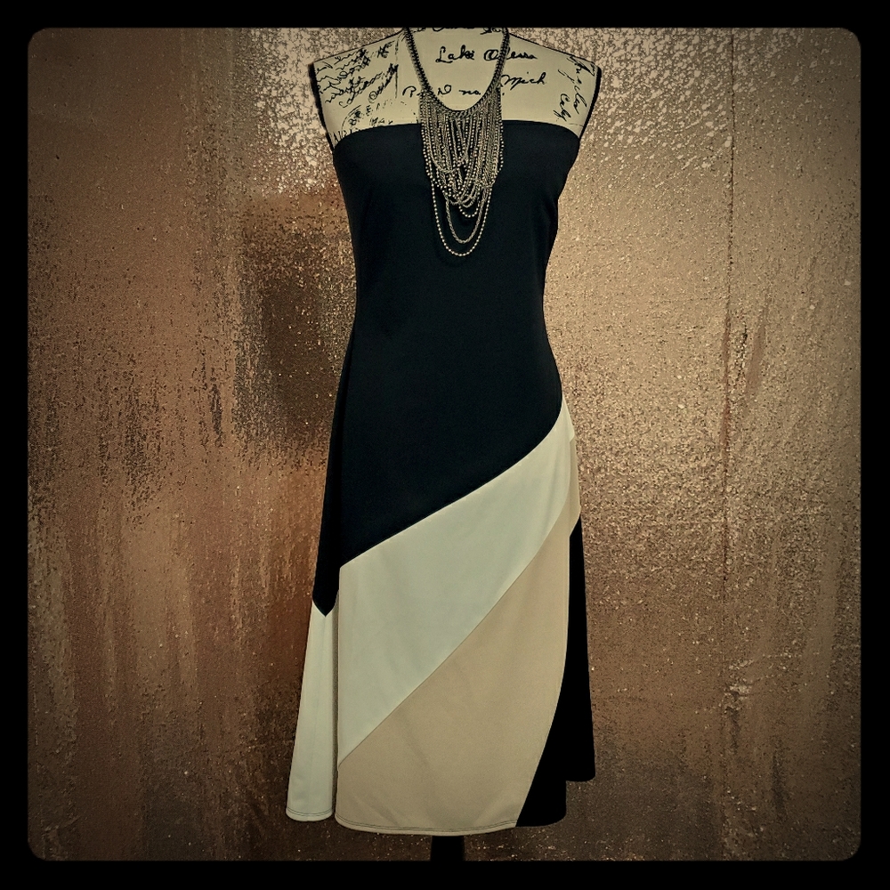 NWT Express Knit Jersey Strapless Dress